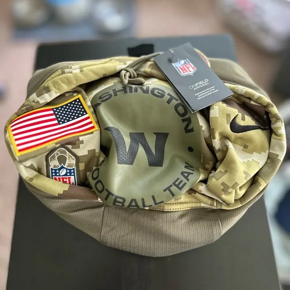 Nike Men’s XL NFL Washington Football Team Salute to Service Sideline Hoodie. - Picture 5 of 8